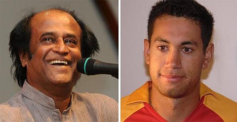 நியூஸி. கிரிக்கெட் வீரர் ரோஸ் டெய்லரை வசீகரித்த ரஜினி!