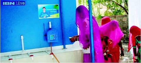 ராஜஸ்தானில் குடிநீர் வழங்கும் ஏடிஎம் மையம்