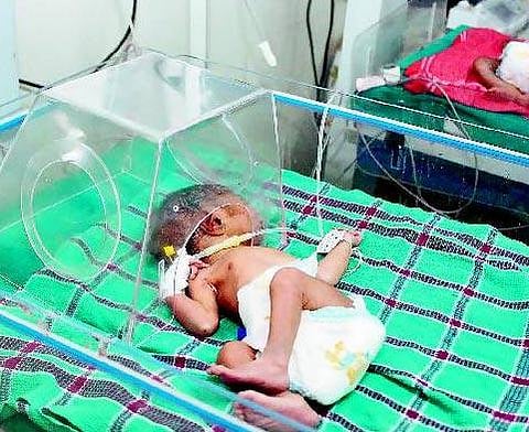 சுடுகாட்டில் வீசப்பட்ட ஆண் குழந்தை மீட்பு: கிருஷ்ணகிரி அருகே பரிதாபம்