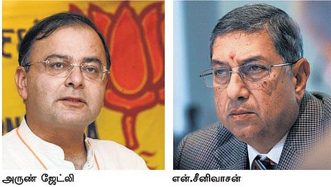 ‘சீனிவாசனுக்காக அல்ல ஜேட்லிக்காகவே பிசிசிஐ விதிமுறை மாற்றப்பட்டது’