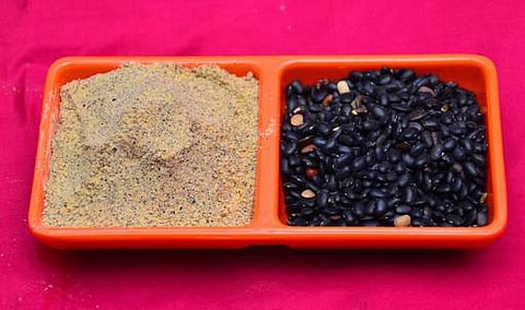 கொள்ளு - பூண்டு பொடி