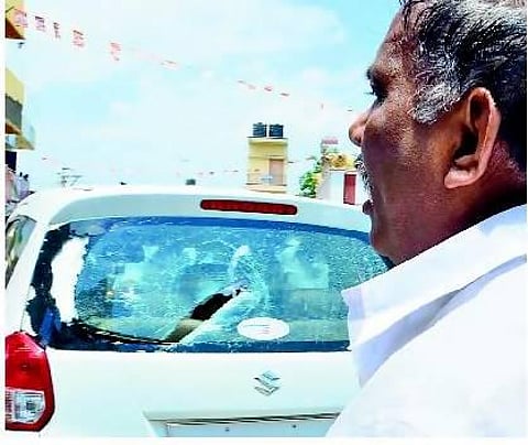 அதிமுகவுடன் மோதலால் பரபரப்பு: கோவை பாஜக மேயர் வேட்பாளர் மீது தாக்குதல்