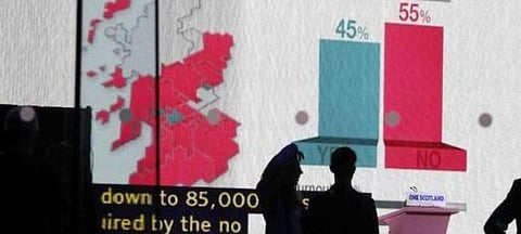 பிரிட்டனுடன் இணைந்திருக்கவே ஸ்காட்லாந்து மக்கள் முடிவு: பொது வாக்கெடுப்பில் வரலாற்றுத் தீர்ப்பு