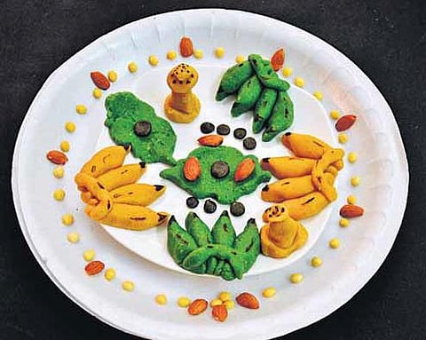 வரவேற்பு ஸ்வீட் தட்டு