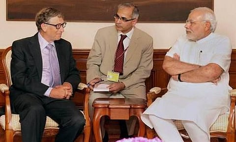 கழிவறை விழிப்புணர்வு- பிரதமர் மோடியின் பிரச்சாரத்துக்கு பில் கேட்ஸ் பாராட்டு