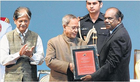 தமிழக விஞ்ஞானி சிவதாணு பிள்ளைக்கு விருது