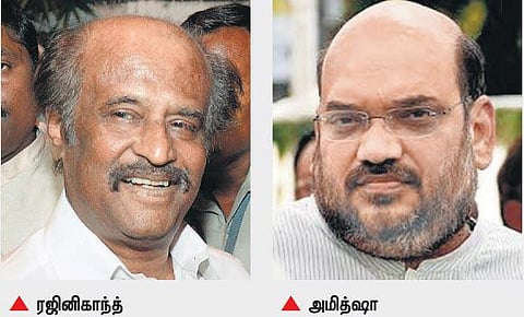 பாஜகவுக்கு இழுக்க தீவிர முயற்சி?- ரஜினியுடன் அமித்ஷா பேச்சுவார்த்தை: ரசிகர் மன்ற நிர்வாகிகளிடம் கருத்துகேட்பு