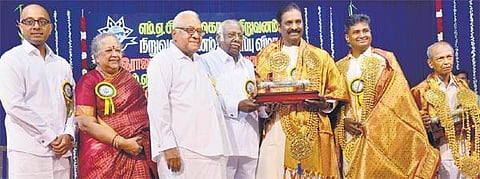 எம்.ஏ.சிதம்பரம் செட்டியார் 96வது பிறந்தநாள்: கவிஞர் வைரமுத்து உள்ளிட்ட 3 பேருக்கு விருதுகள் - எம்.ஏ.சி. அறக்கொடை நிறுவனம் வழங்கியது