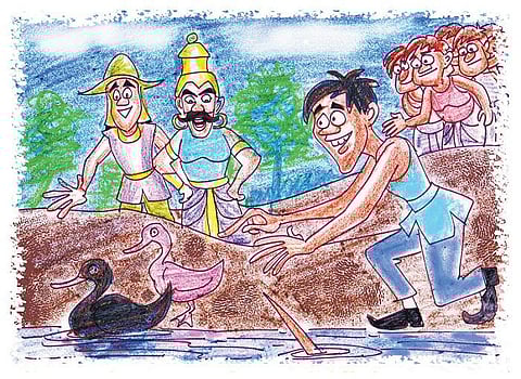 புத்திசாலிப் படகோட்டி - இந்தோனேசிய நாட்டுப்புறக் கதை