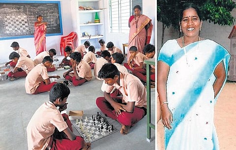 அரசுப் பள்ளியில் அற்புத சிற்பி