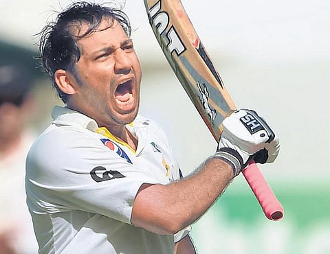 சர்ஃப்ராஸ் சதம்; யாசிர், பாபர் அபாரம்: வலுவான நிலையில் பாகிஸ்தான்