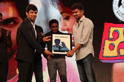 விக்ரம் என் நண்பர்... ஷங்கர் என் குரு: விஜய் நெகிழ்ச்சி