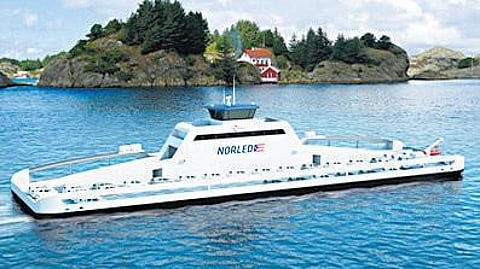 சுற்றுச்சூழலைக் காக்கும் மின்சாரக் கப்பல்