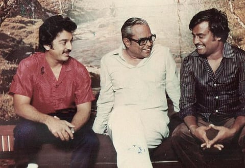 கே.பாலசந்தருக்கு நேரில் அஞ்சலி செலுத்த இயலாத சூழலில் கமல்