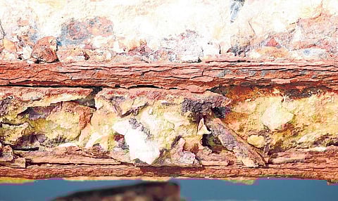 கான்கிரீட் கம்பிகள் - அரிப்பைத் தடுக்க...