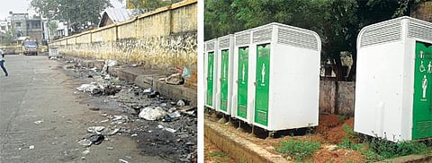 திறந்தவெளி கழிப்பிடமான செங்கல்பட்டு பேருந்து நிலையம்: தேவையற்ற இடத்தில் பயன்பாடற்ற ‘நம்ம டாய்லெட்’ திட்டம்