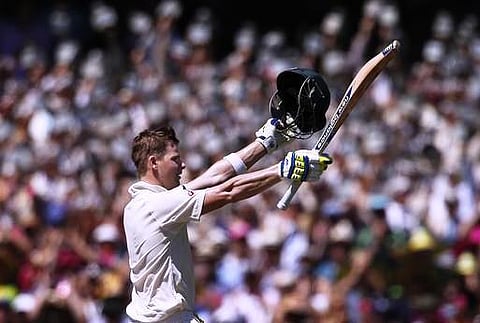 சிட்னி முதல் இன்னிங்ஸ்: ஆஸ்திரேலியா 572/7 டிக்ளேர்; இந்தியா நிதான துவக்கம்