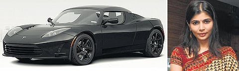 என்னைக் கவர்ந்தது டெஸ்லா ரோட்ஸ்டார் - பாடகி சின்மயி