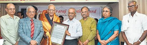 நீதியரசர் வி.ஆர்.கிருஷ்ணய்யருக்கு பாரத ரத்னா விருது: உயர் நீதிமன்ற நீதிபதி என்.கிருபாகரன் வலியுறுத்தல்