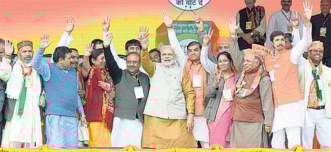 டெல்லியில் ஆட்சியைப் பிடிக்க தீவிரம்: அனைத்து வாக்காளர்களுக்கும் கடிதம் எழுதுகிறது பாஜக