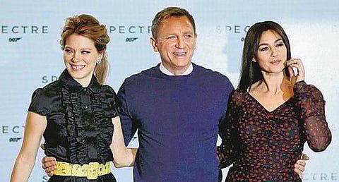 24-வது ஜேம்ஸ் பாண்ட் திரைப்படம்: ‘ஸ்பெக்டர்’ ஷூட்டிங் காட்சிகள் வெளியீடு