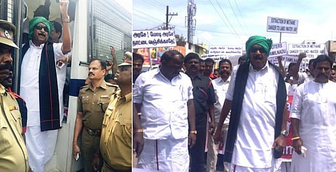 தஞ்சையில் மீத்தேன் எதிர்ப்புப் போராட்டம்: வைகோ உட்பட பலர் கைது
