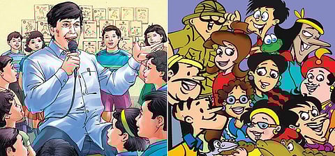 காமிக்ஸால் குதூகலப்படுத்திய ‘பை மாமா