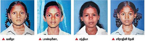 கரூர் அருகே சுனை நீரில் மூழ்கி 4 மாணவிகள் பலி: கோயிலுக்கு சென்றபோது பரிதாபம்