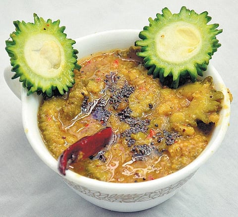 பாகற்காய் பிட்லை