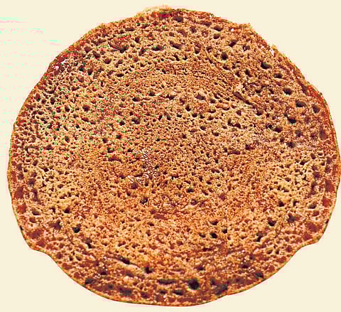 கேழ்வரகு இனிப்பு தோசை