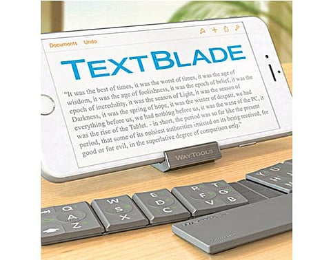 மிகச் சிறிய டெக்ஸ்ட் கீ போர்டு