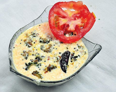 பாகற்காய் தயிர் பச்சடி