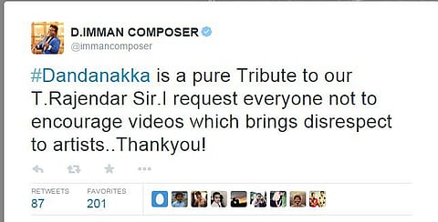 டண்டனக்கா டி.ராஜேந்தருக்கு மரியாதையே: ரோமியோ ஜூலியட் இயக்குநர்