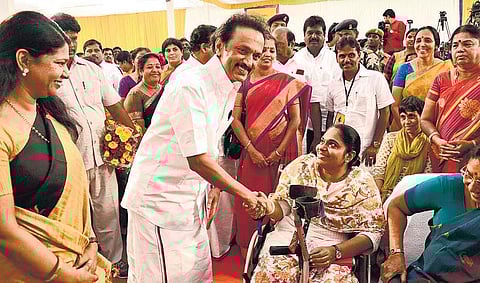 பெண் உரிமை, சமதர்மம் திமுகவின் அடிப்படை கோட்பாடு: கோவை மகளிர் தின விழாவில் மு.க.ஸ்டாலின் பேச்சு