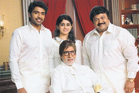 ரஜினியைவிட நான் ஸ்டைலா வேட்டி கட்டுவேன்: அமிதாப் பச்சனின் உற்சாக கலாட்டா