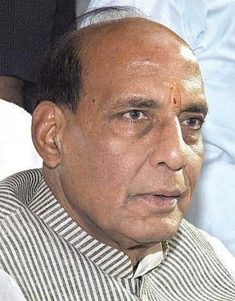 டெல்லியில் புதிய பங்களாவுக்கு குடி பெயர்ந்தார் ராஜ்நாத் சிங்