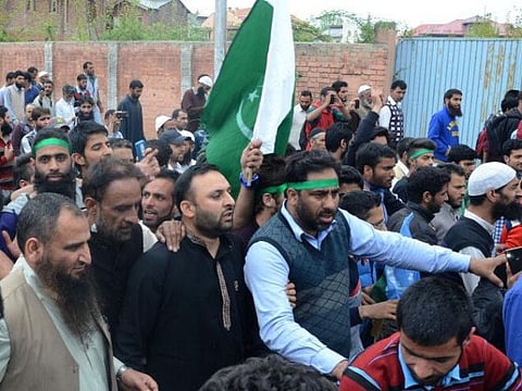 பாகிஸ்தான் கொடியை ஏந்திச் செல்லவில்லை: மஸரத் ஆலம் மறுப்பு