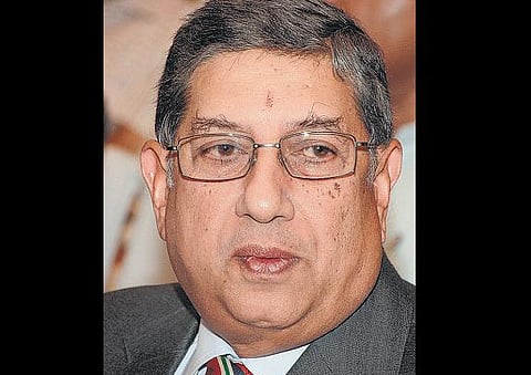 ‘செப்டம்பர் வரை ஐசிசி சேர்மனாக சீனிவாசன் நீடிப்பார்’- பிசிசிஐ