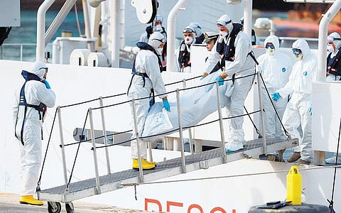 மத்திய தரைக்கடல் படகு விபத்து: மீட்கப்பட்ட உடல்கள் மால்டா நாட்டுக்கு கொண்டு வரப்பட்டன