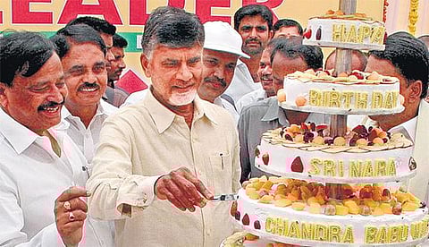 65-வது பிறந்த நாள் கொண்டாடிய சந்திரபாபு நாயுடுவுக்கு பிரதமர் வாழ்த்து