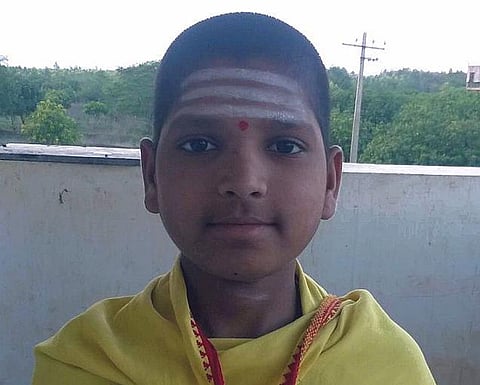 அர்ச்சகர் ஆக தயார் நிலையில் 13 வயது பழங்குடி சிறுவன்