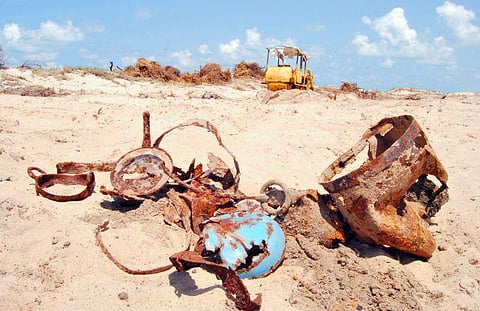 தனுஷ்கோடி புயலில் அழிந்த ரயில் தளவாடங்கள்: 51 ஆண்டுகள் கழித்து கண்டெடுப்பு