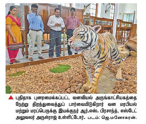 இந்தியாவின் பழமை வாய்ந்த வனவியல் அருங்காட்சியகம் மீண்டும் திறப்பு