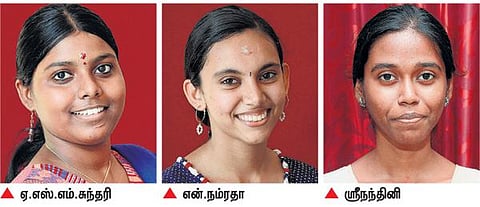 சென்னை மாவட்டத்தில் முதல் 3 இடங்களையும் பிடித்த மாணவிகள்