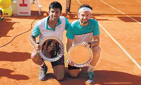 இரட்டையர் தரவரிசை: இந்திய வீரர்களில் போபண்ணாவுக்கு முதலிடம்