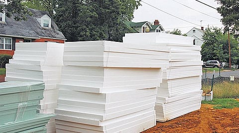 தட்பவெப்பநிலைக்கு ஏற்ற தெர்மோகோல் கட்டிடங்கள்