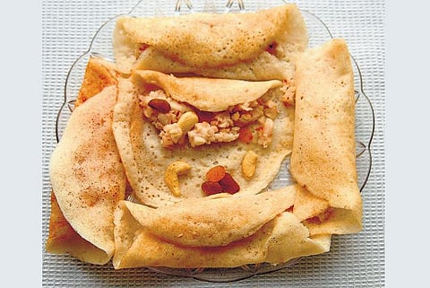 இளநீர் தோசை ரோல்