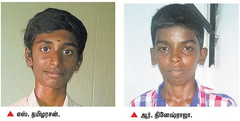 பெற்றோருக்கு உதவியாக வேலை செய்து சம்பாதித்த அரசுப் பள்ளி மாணவர்கள் மாநில அளவில் 3-ம் இடம் பிடித்தனர்