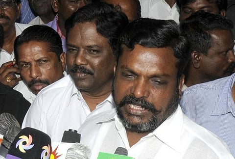 ஆர்.கே.நகர் இடைத்தேர்தலில் போட்டியில்லை: திருமாவளவன்