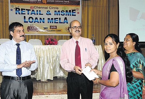 பஞ்சாப் நேஷனல் வங்கி கடன் மேளா: 174 பயனாளிகளுக்கு ரூ.84 கோடி கடன்